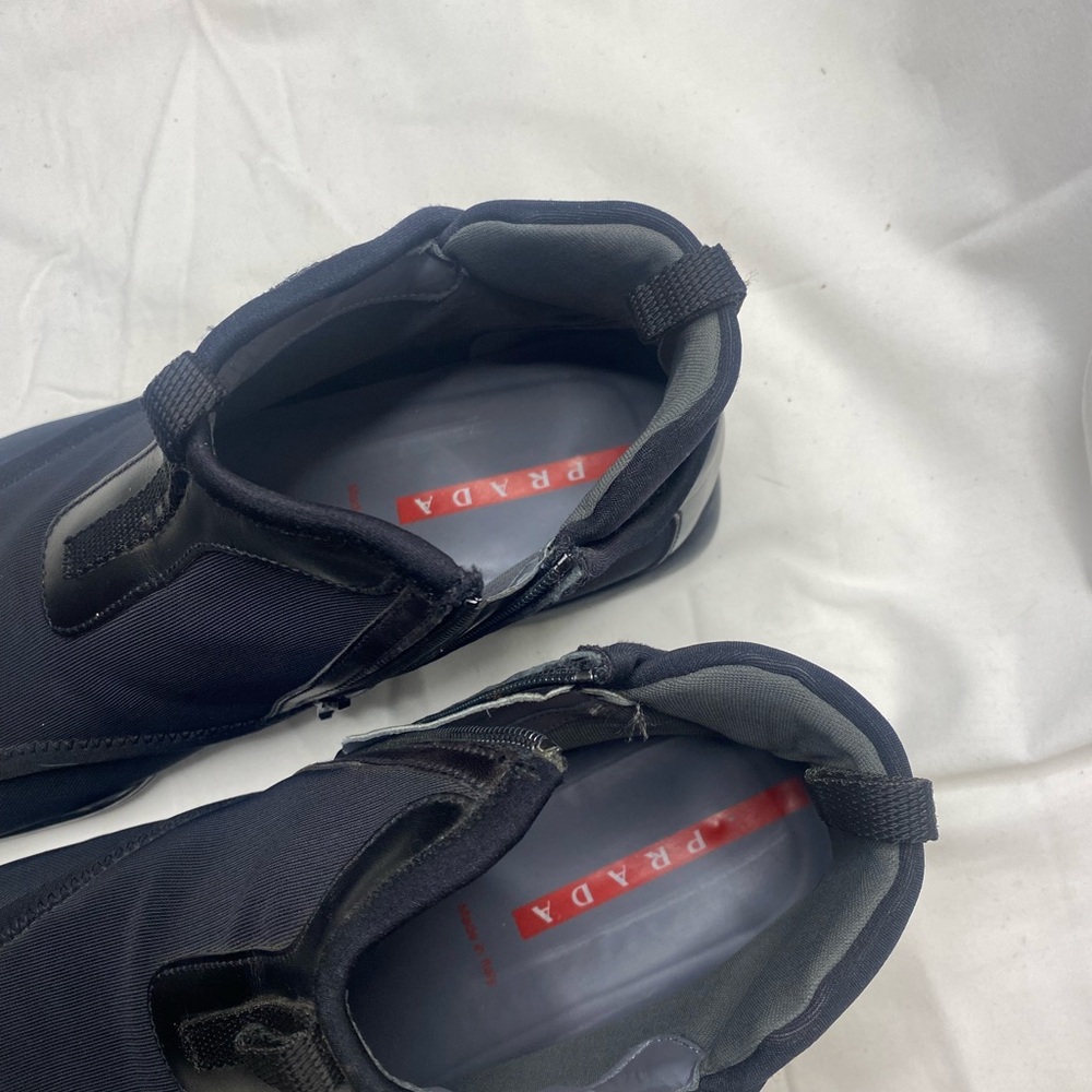 Vintage Prada 1530 Square Toe Black men size 9.5 - Picture 7 of 14
